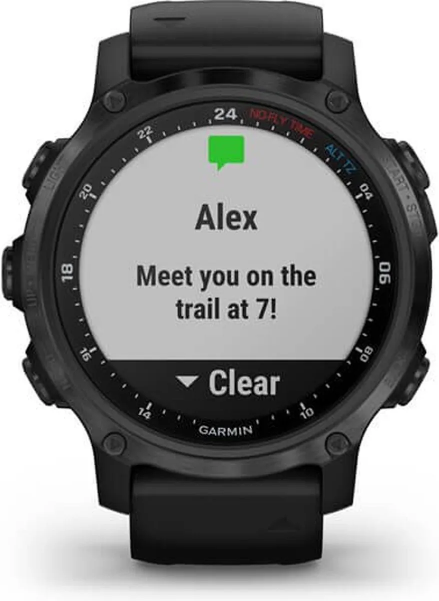 Garmin 010-02403-04 Unisexhorloge - 43mm - Zwart - afbeelding 6 van 6