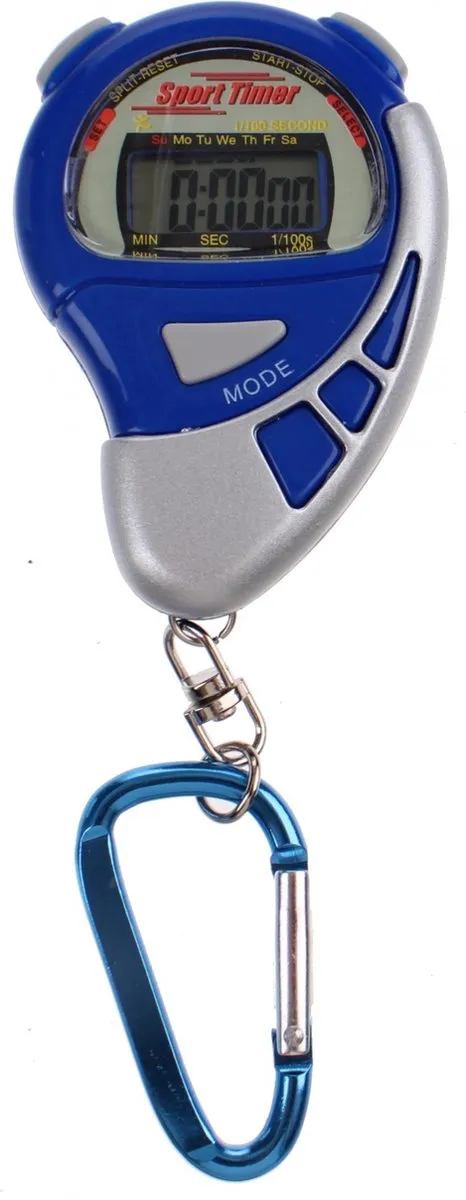 John Toys Stopwatch Sports Active Blauw