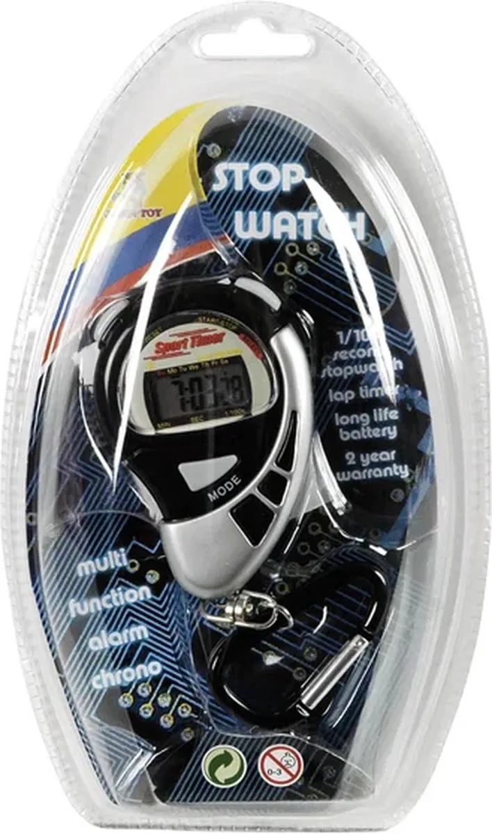 John Toys Stopwatch Sports Active Blauw