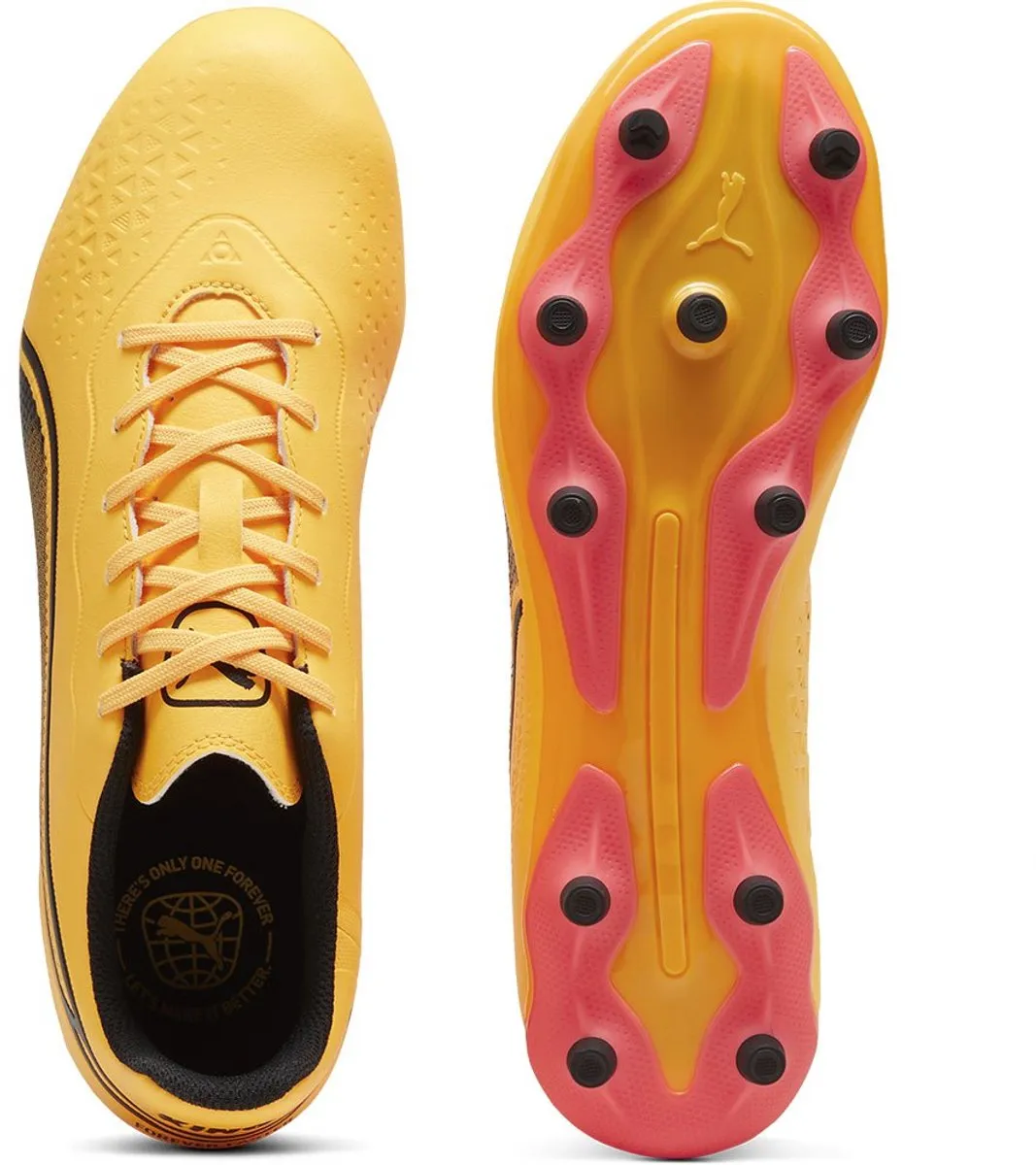 PUMA King Match Fg/ag Voetbalschoenen - Oranje - 42.5
