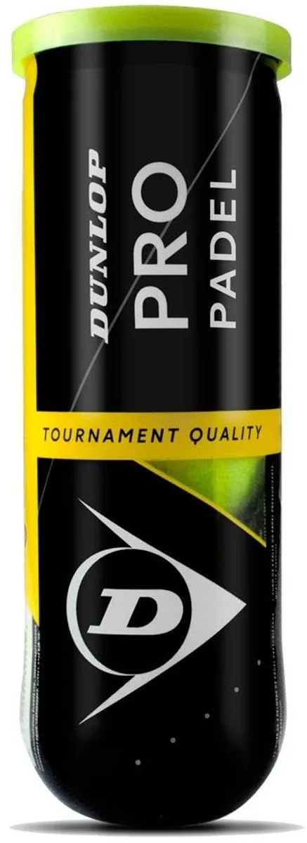 Dunlop Pro Padelbal - 3 Stuks Geel