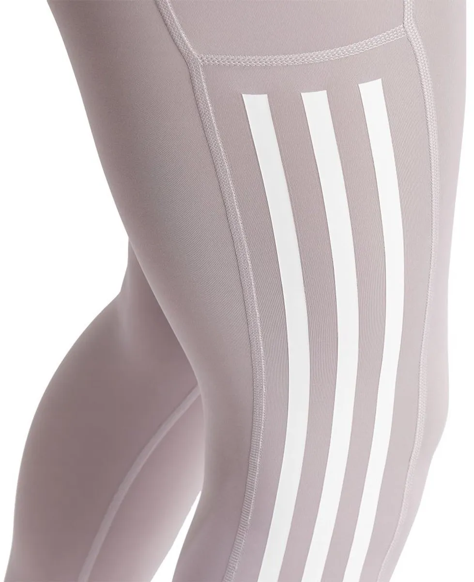 adidas 3 Stripes Leggings - L - Paars