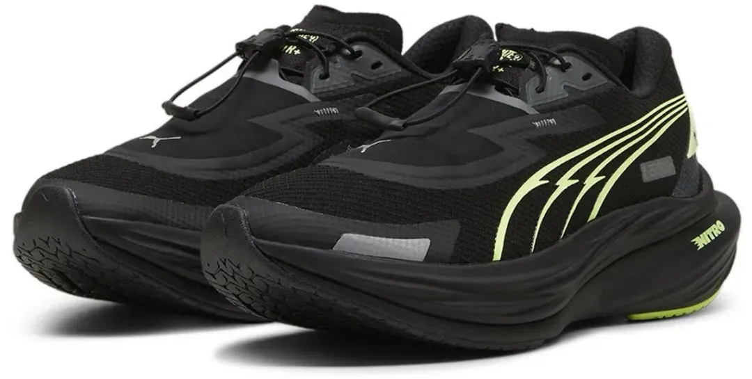 PUMA Deviate Nitro 3 Wtr+ Hardloopschoenen - 38 - Zwart/Grijs