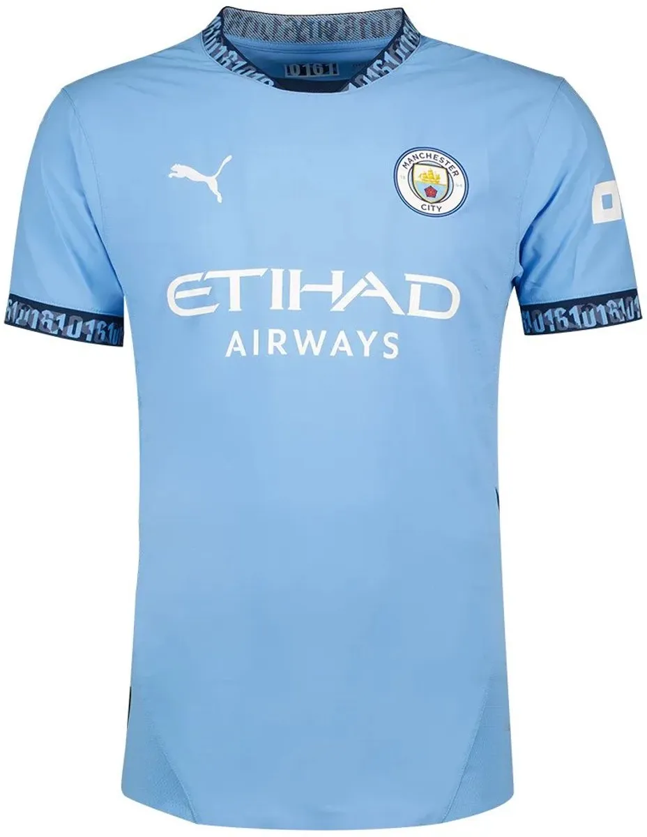PUMA Manchester City FC Thuis T-shirt 24/25 - M - Marineblauw