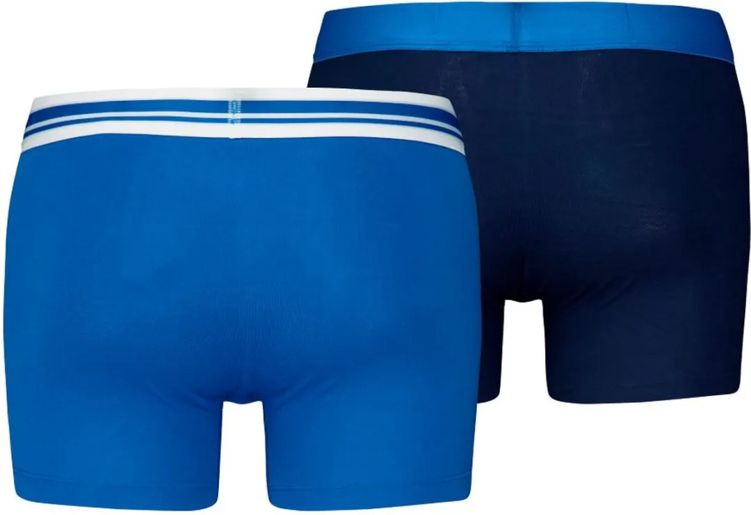 PUMA Boxershorts Everyday Placed Logo - 2 Stuks - True Blue - Maat S
