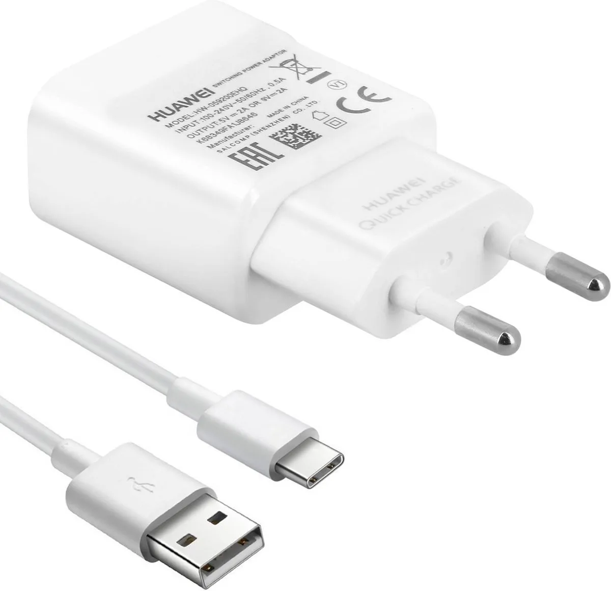 Huawei THUISMICRO11531001 Universele Micro USB Adapter 18W