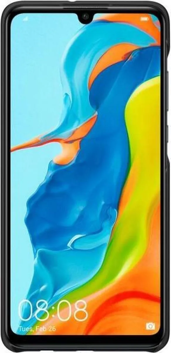 Huawei P30 Lite Hoesje - PC Floral Black - 51993073