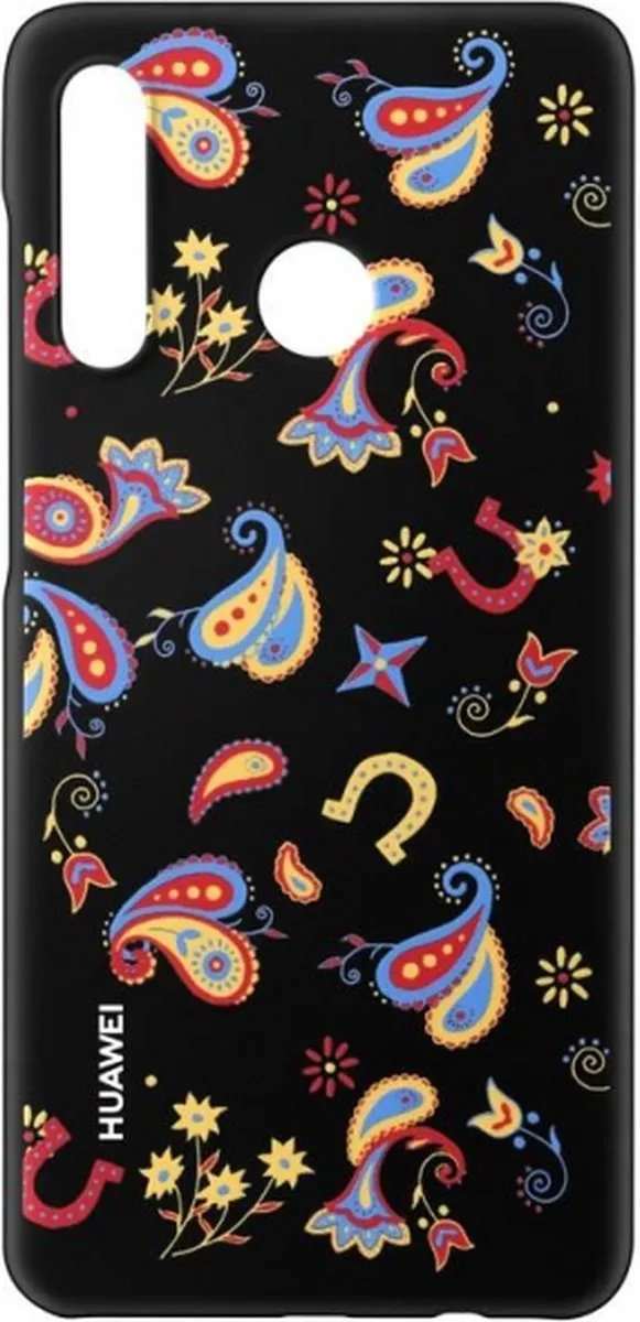 Huawei P30 Lite Hoesje - PC Floral Black - 51993073