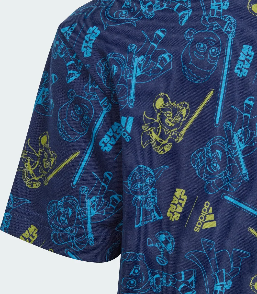 adidas x Star Wars Young Jedi T-shirt - 98 - Blauw