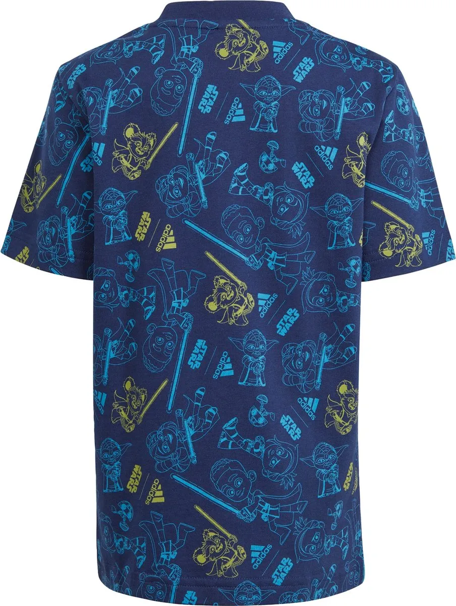 adidas x Star Wars Young Jedi T-shirt - 98 - Blauw