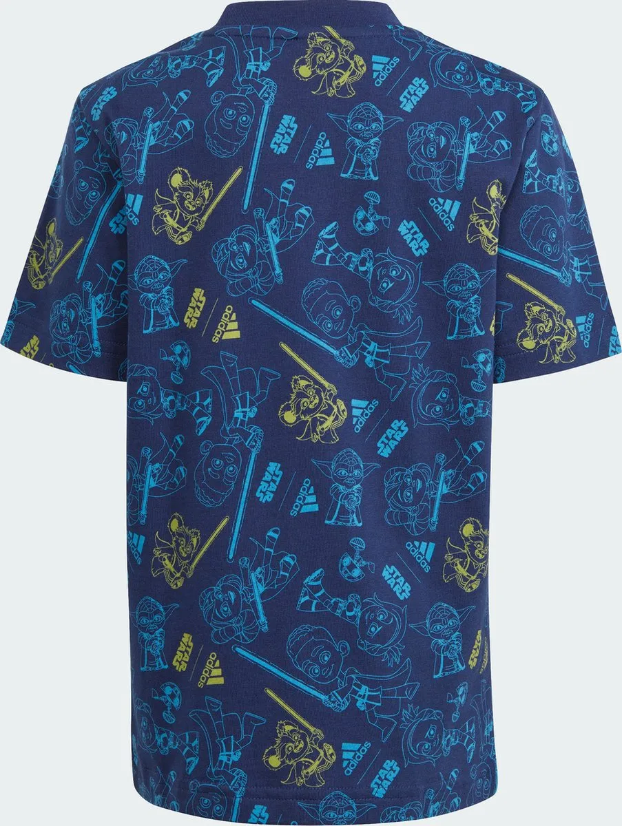 adidas x Star Wars Young Jedi T-shirt - 98 - Blauw