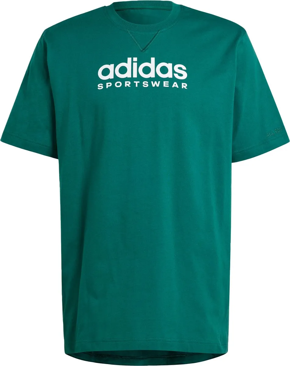 adidas All SZN Graphic T-shirt IJ9434 - Heren - Groen - S