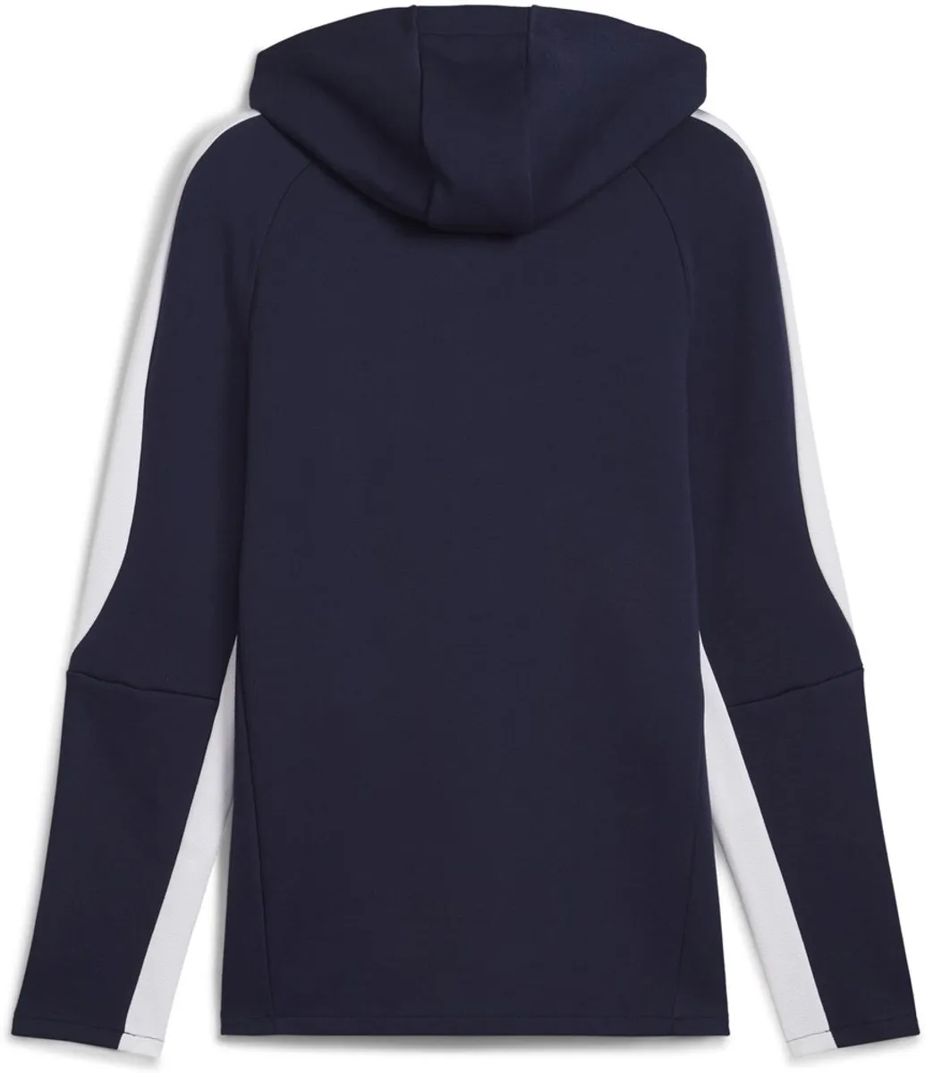PUMA TeamEVOSTRIPE Hooded Jacket 659947 - S - Navy/Silver/Wit