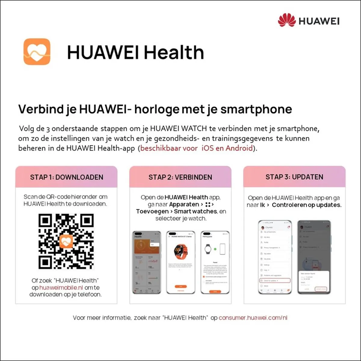 Huawei Watch Fit 2 Active - Roze