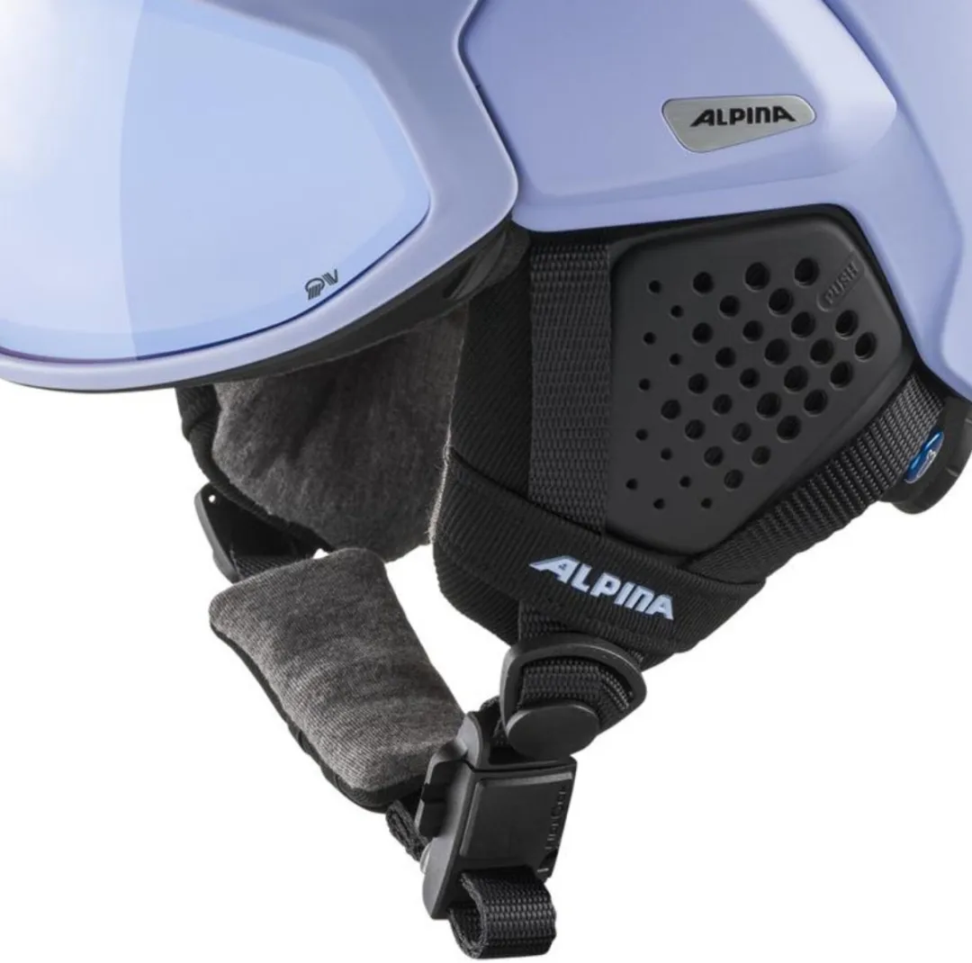 Alpina Oro QV MIPS Skihelm - S - Lila