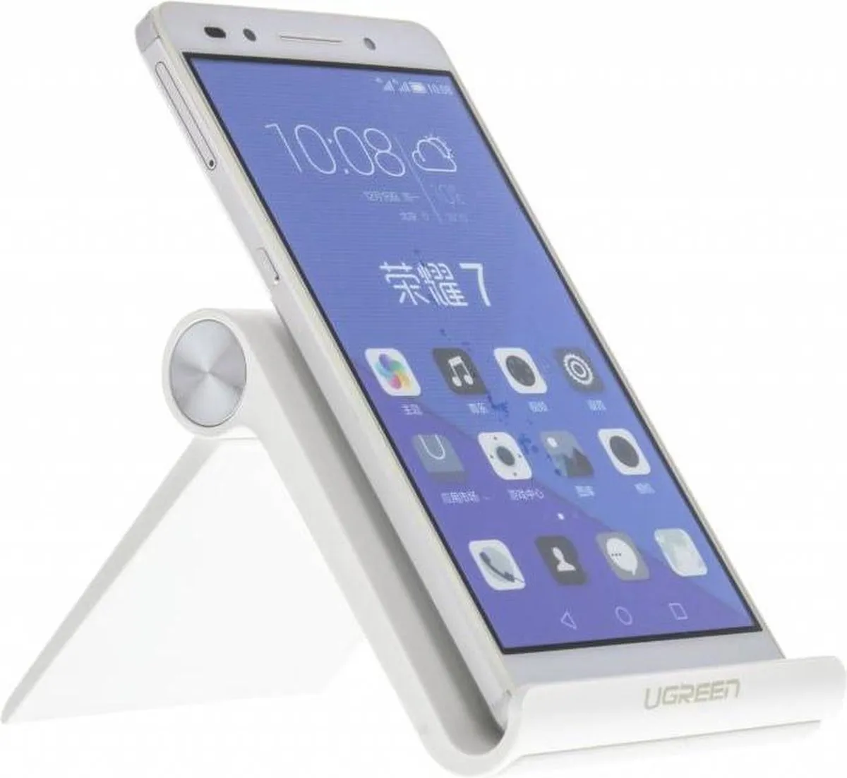 Ugreen Verstelbare Telefoon/Tablet Houder 7,9" - Wit
