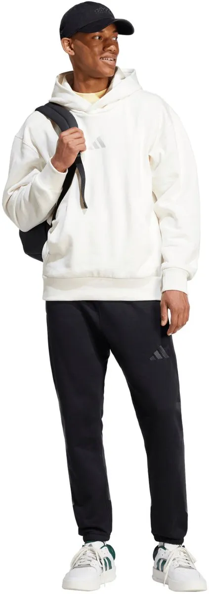 Adidas All Szn Fleece Hoodie Heren - L - Wit
