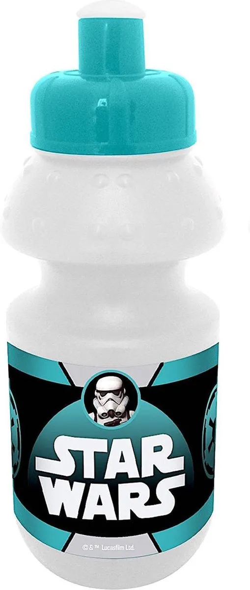 Disney Star Wars Bidon 330ml - Bidonhouder Transparant
