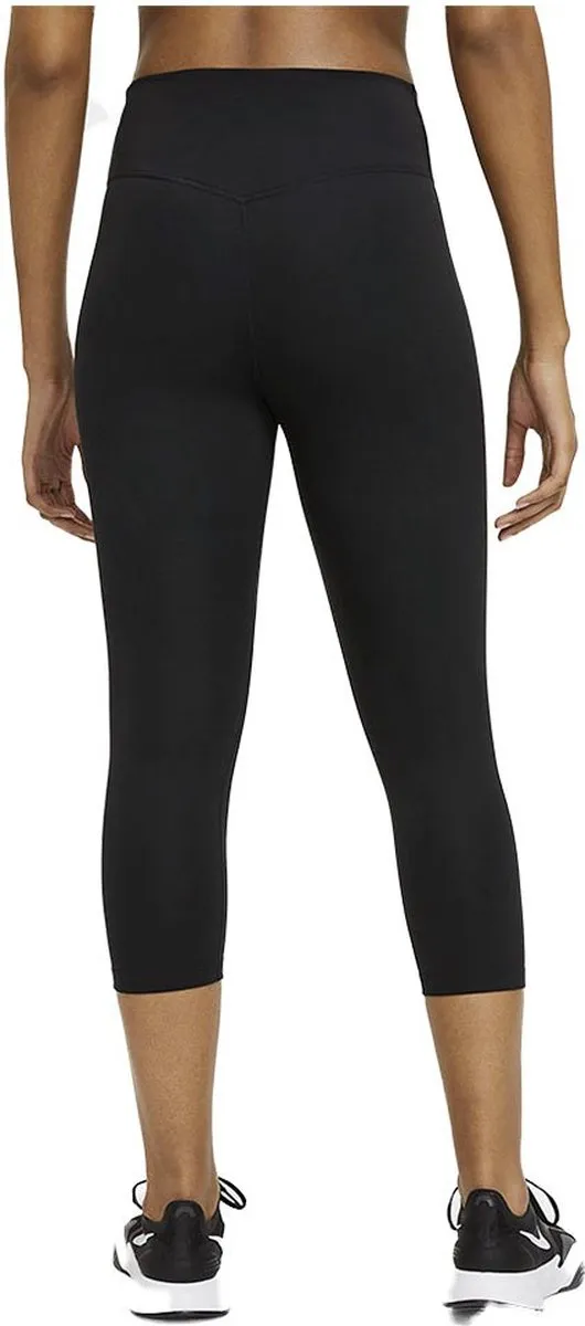 Nike One Capri Sportlegging Dames S - Zwart