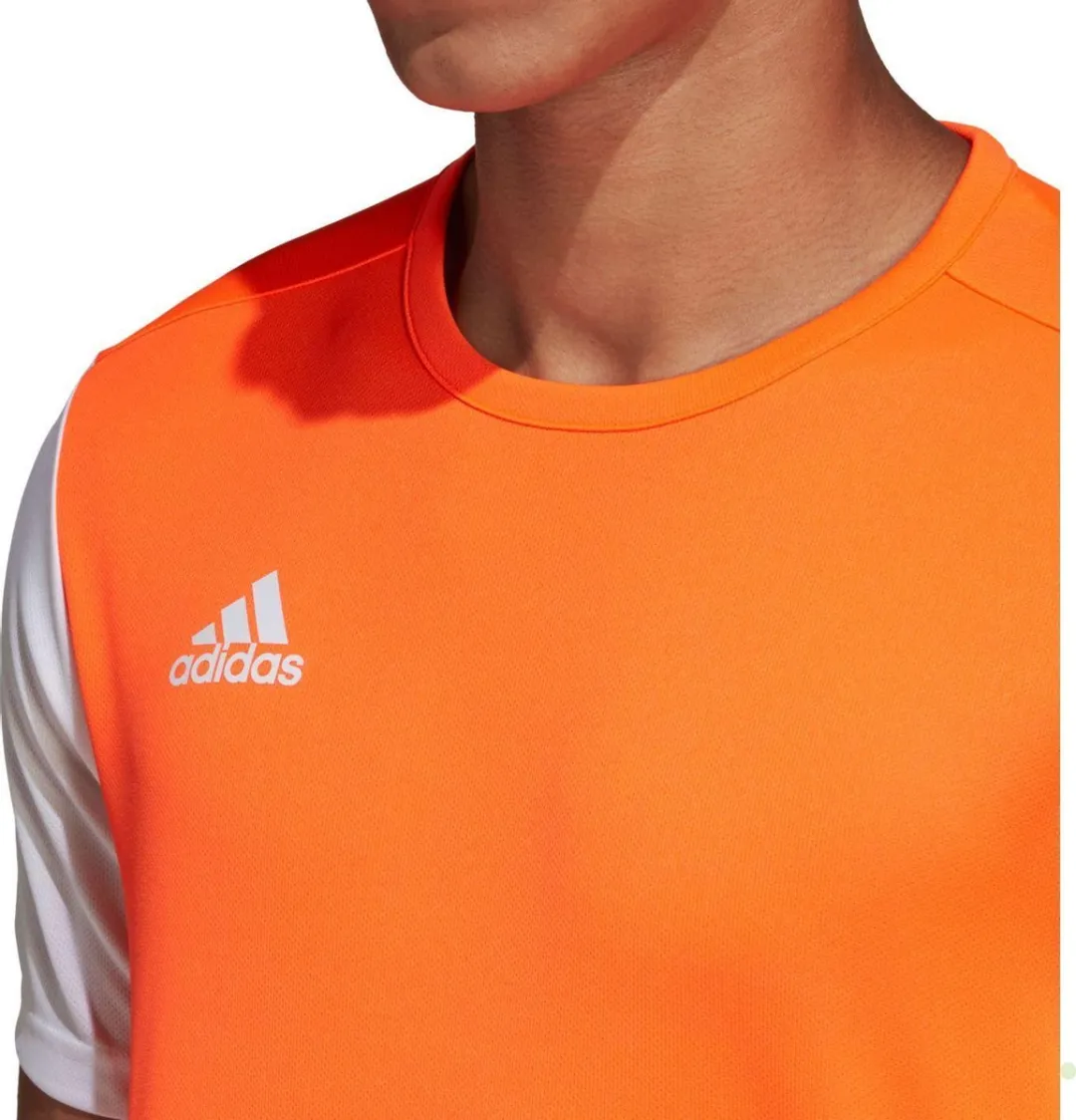 adidas Estro 19 Sportshirt M - Oranje/Wit