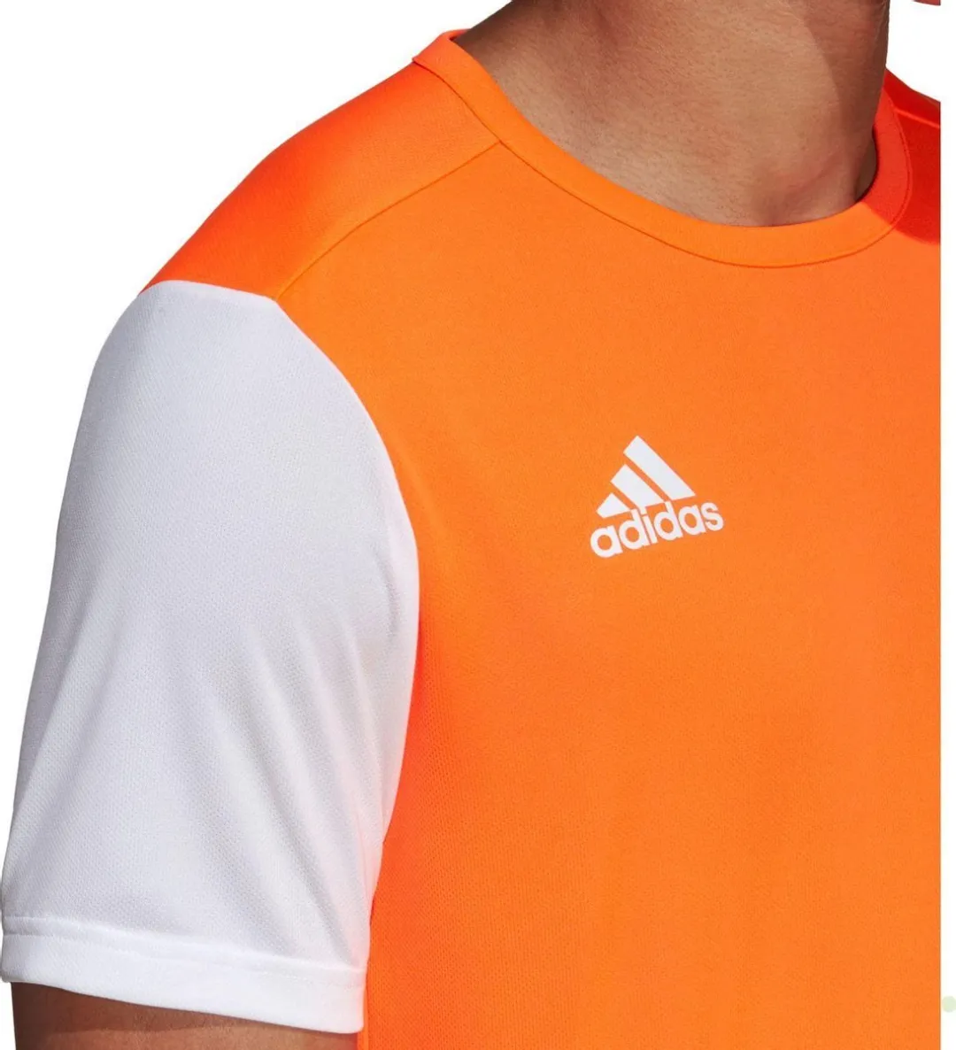 adidas Estro 19 Sportshirt M - Oranje/Wit