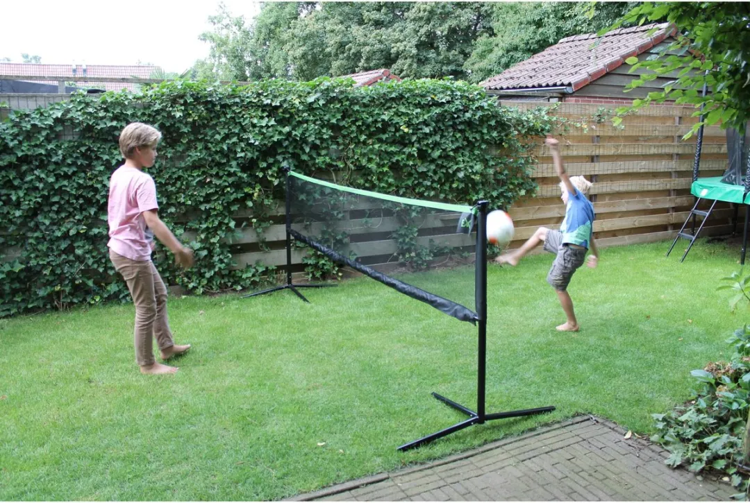 EXIT Toys Sportnet 155x300cm - Volleybal/Badminton/Tennis - Verstelbaar - Zwart