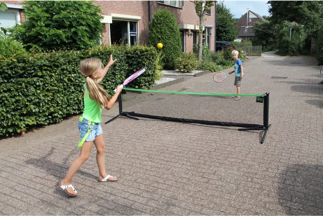 EXIT Toys Sportnet 155x300cm - Volleybal/Badminton/Tennis - Verstelbaar - Zwart