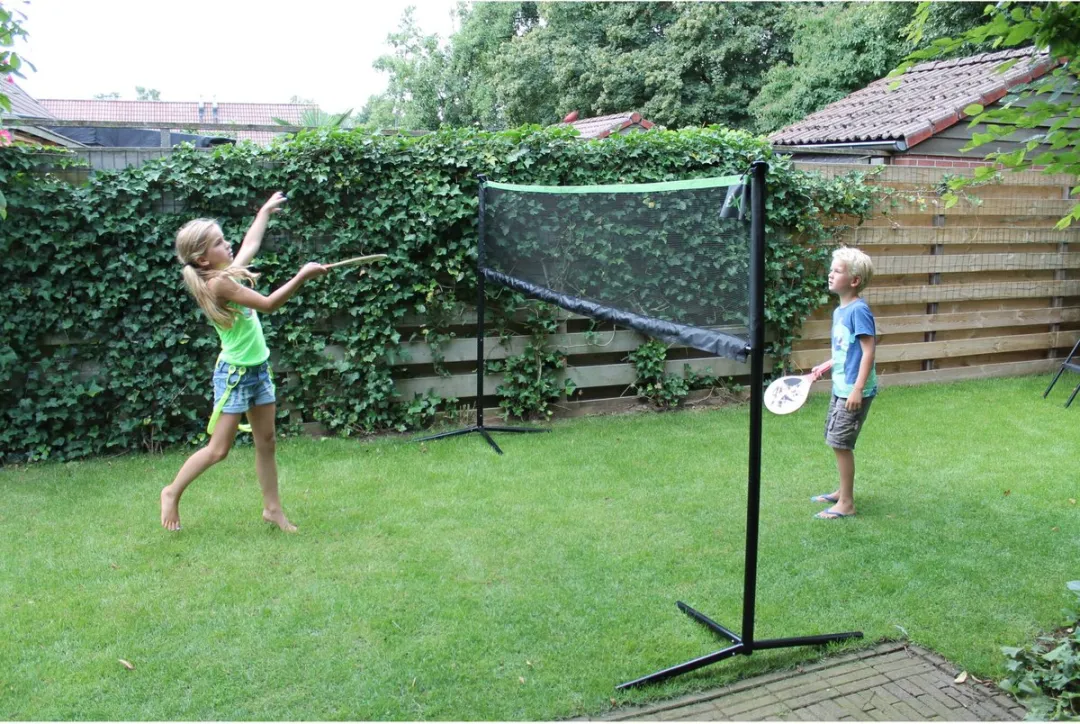 EXIT Toys Sportnet 155x300cm - Volleybal/Badminton/Tennis - Verstelbaar - Zwart