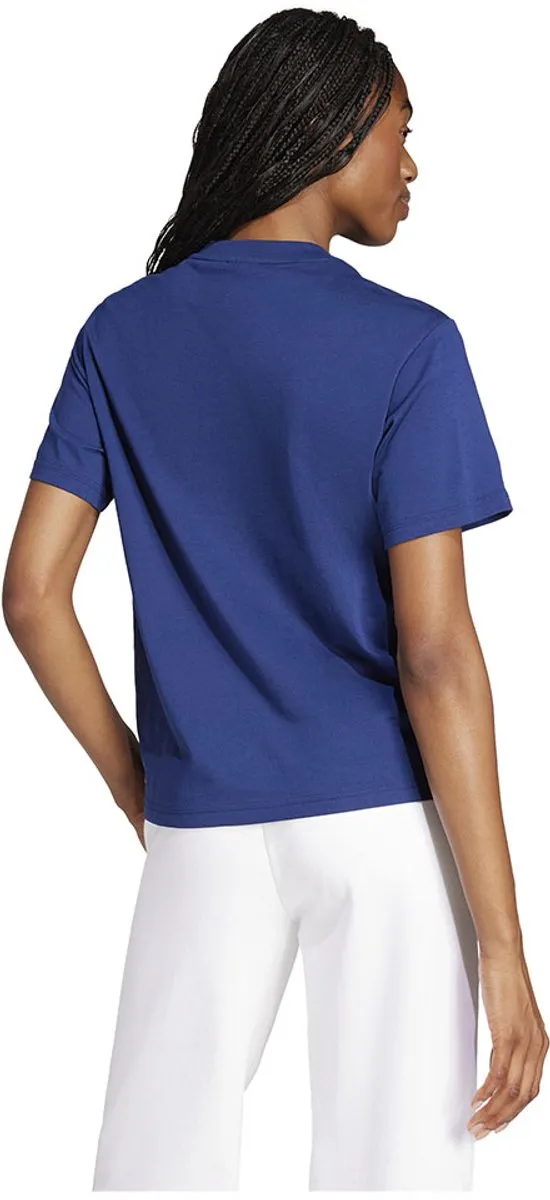 adidas Essentials 3-Stripes T-shirt Dames XS - Blauw