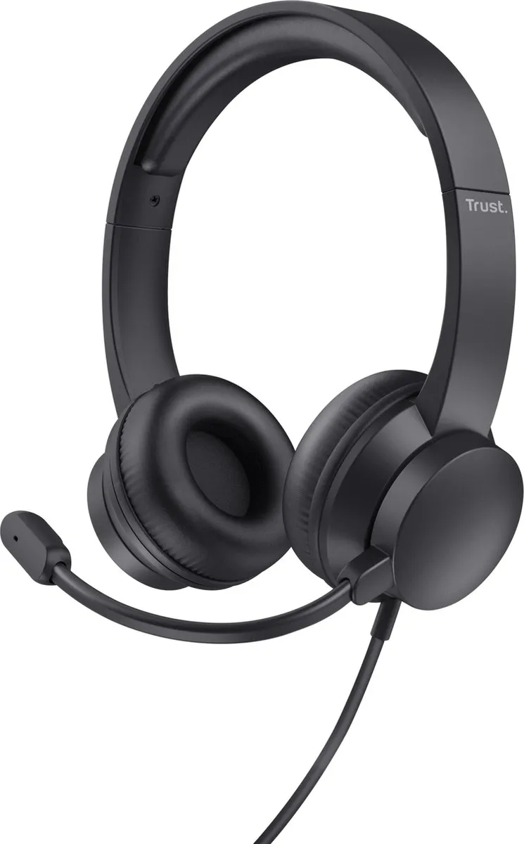 Trust HS-150 Bedrade Headset - Kantoor - Zwart