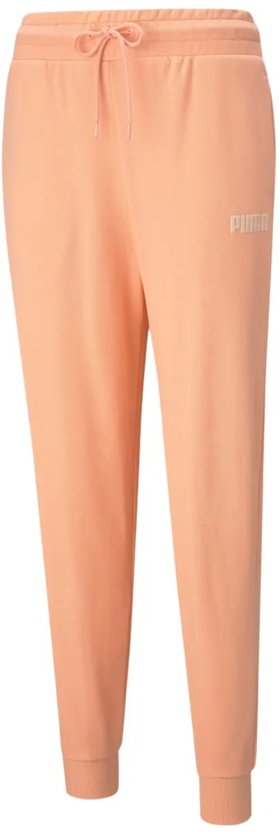 PUMA Dames Modern Basics Joggingbroek - Maat M - Perzik
