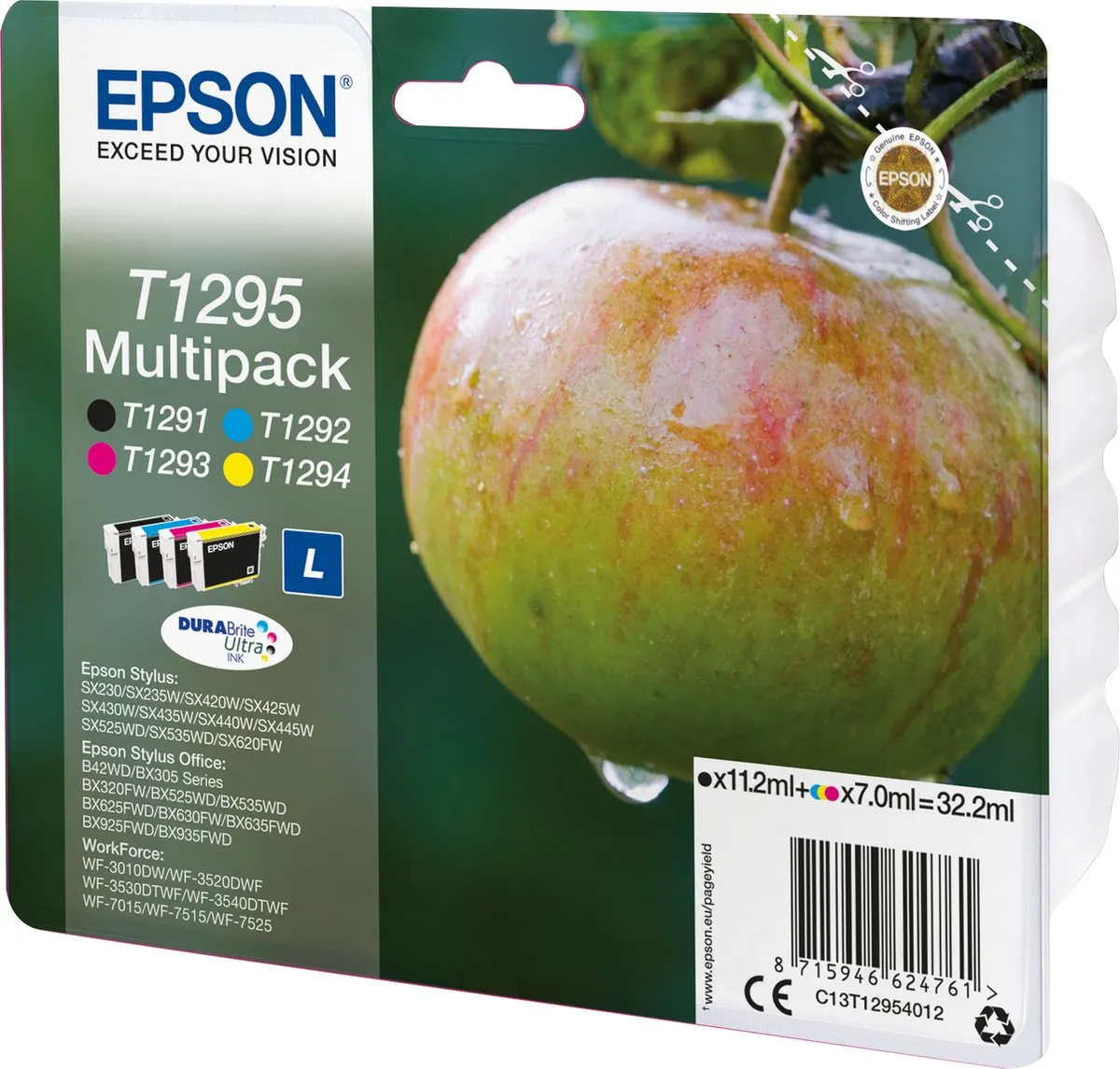 Epson T1295 Inktcartridges Multipack - 4 Stuks