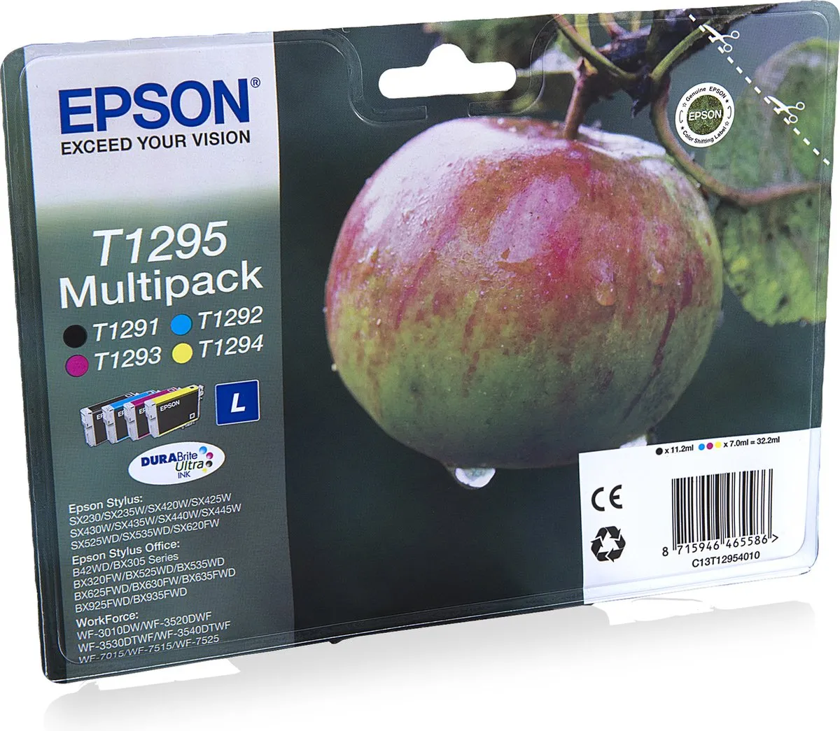 Epson T1295 Inktcartridges Multipack - 4 Stuks