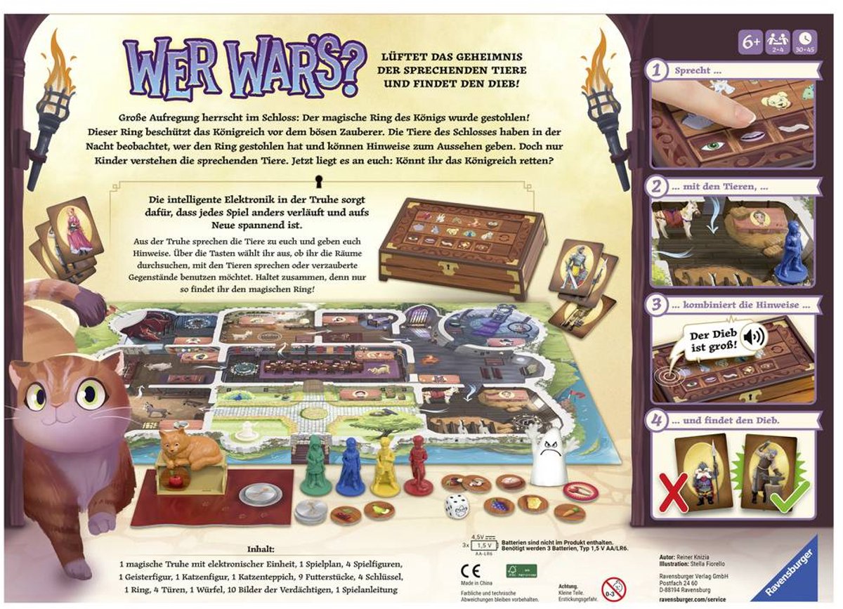 Ravensburger 23494 Wer war's? - Kinderspiel