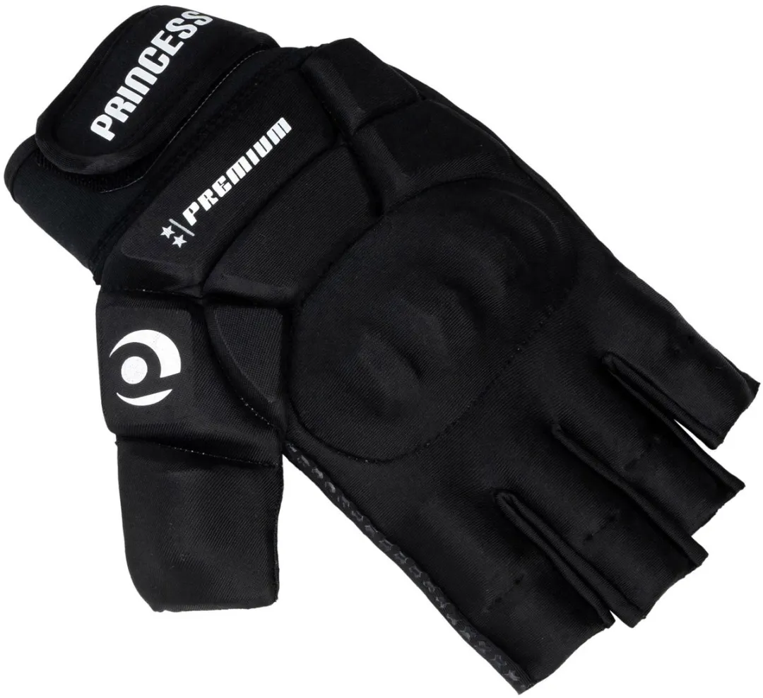 Princess Premium Pro Player Hockeyhandschoen Linkerhand XS - Zwart