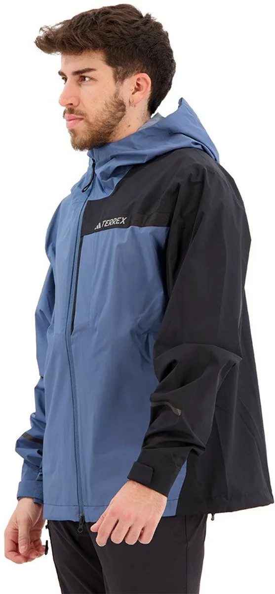 Adidas Terrex Multi RAIN.RDY Regenjack Heren - Blauw M