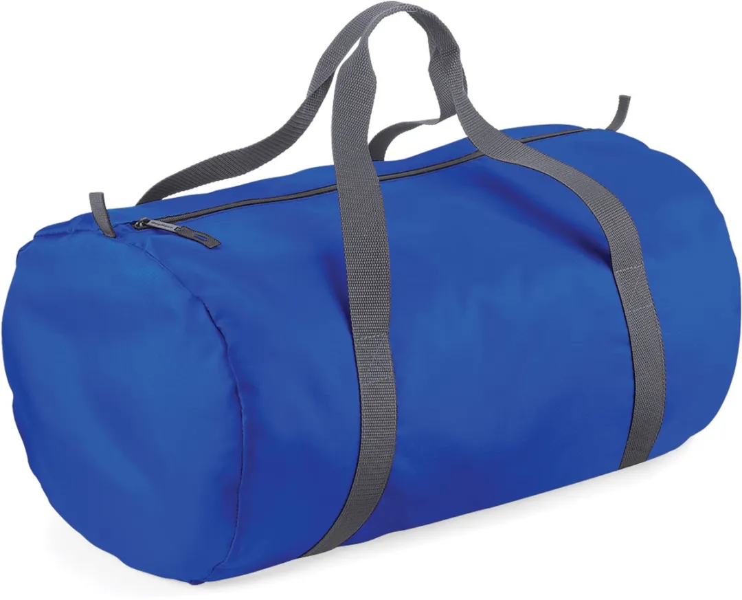 Decoris Set van 2 Sporttassen 32L - Donkerblauw & Grijs