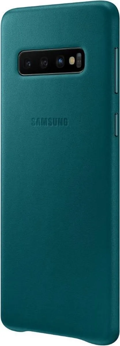 Samsung Lederen Cover Galaxy S10 - Groen - 8801643644550