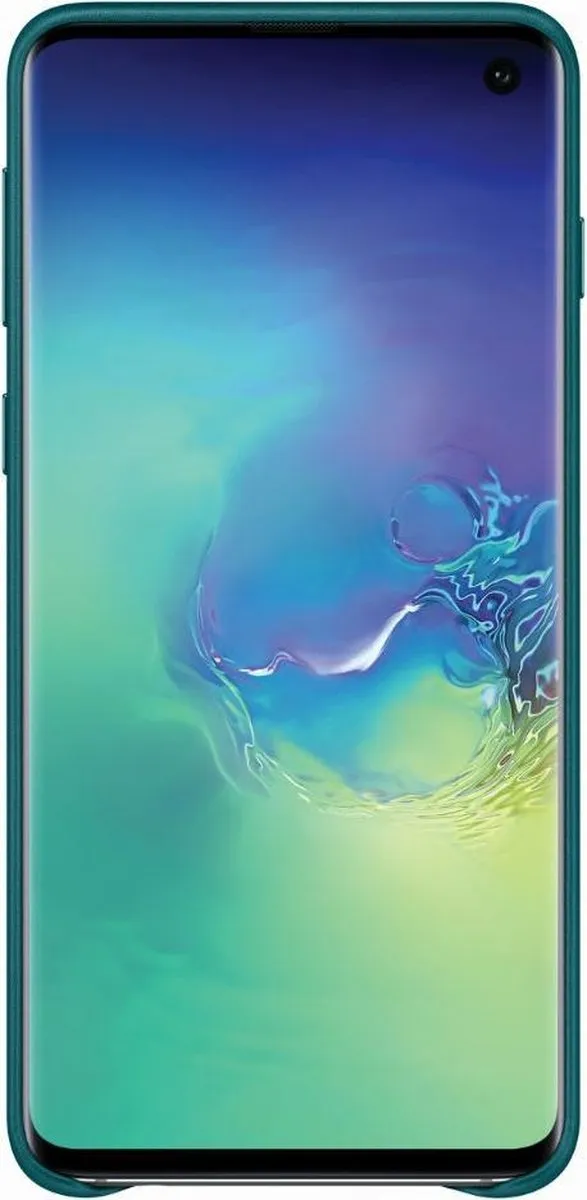 Samsung Lederen Cover Galaxy S10 - Groen - 8801643644550