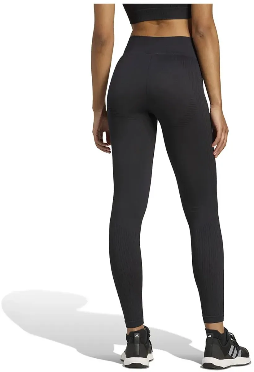 adidas Performance Workout Essentials Knit Lange Legging JX3901 - Zwart