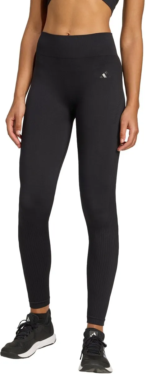adidas Performance Workout Essentials Knit Lange Legging JX3901 - Zwart