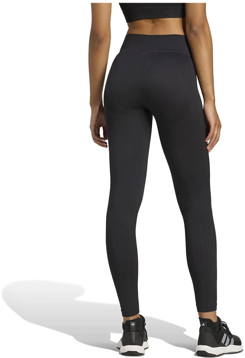 adidas Performance Workout Essentials Knit Lange Legging JX3901 - Zwart