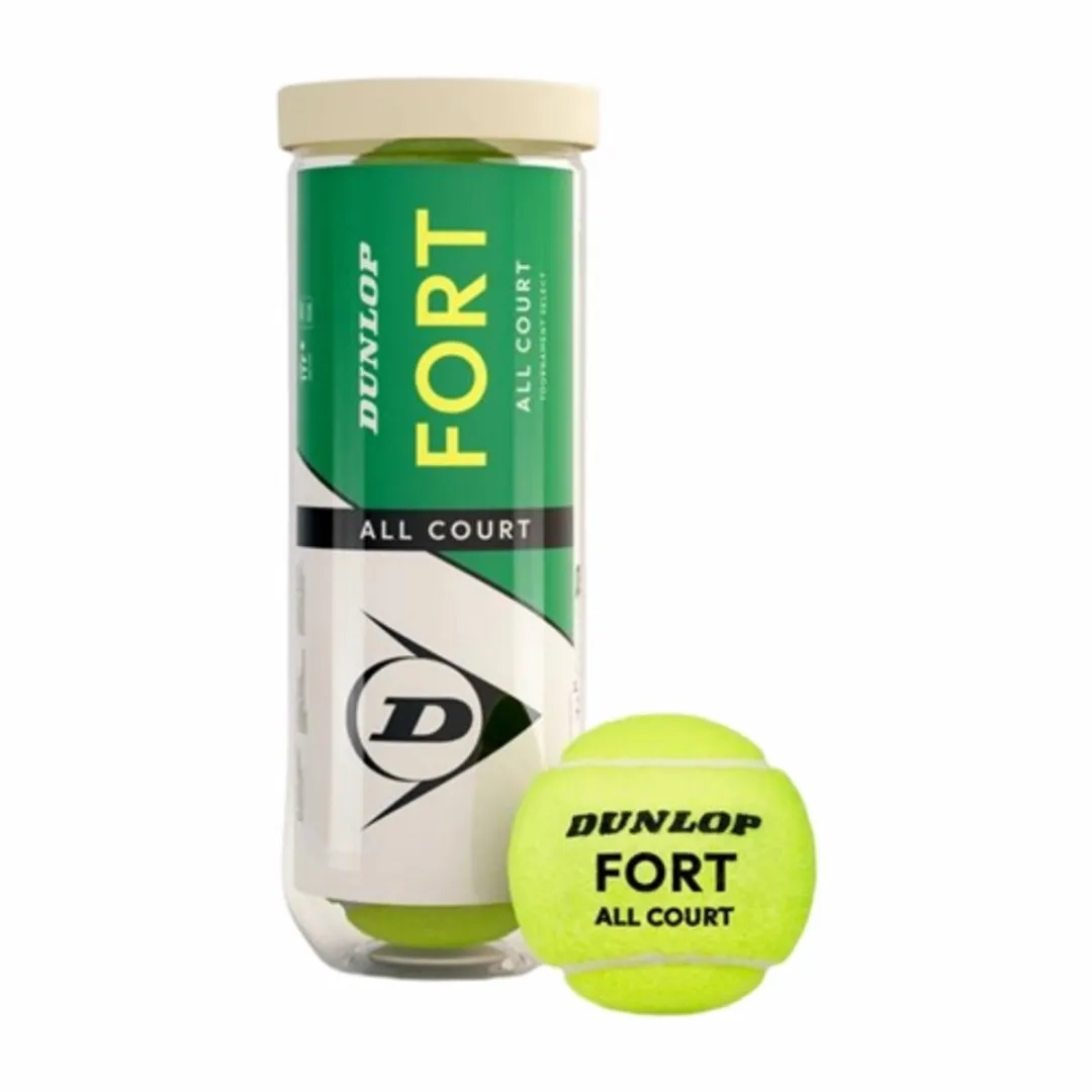 Dunlop Fort All Court TS Tennisballen - 3 Stuks - Geel