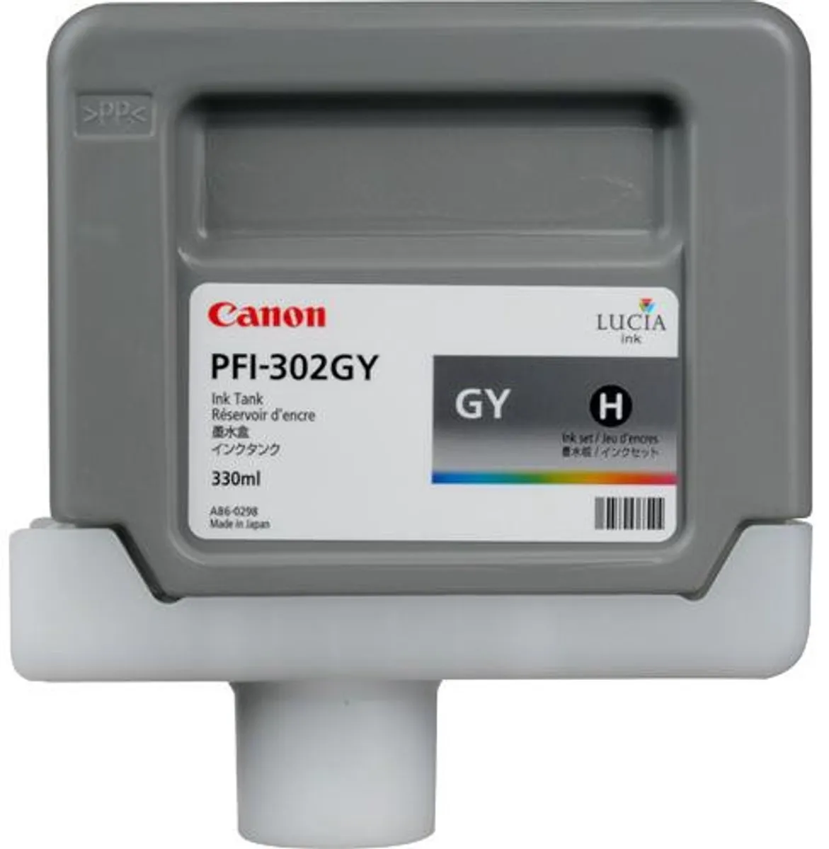 Canon PFI-302 Inktcartridge Grijs