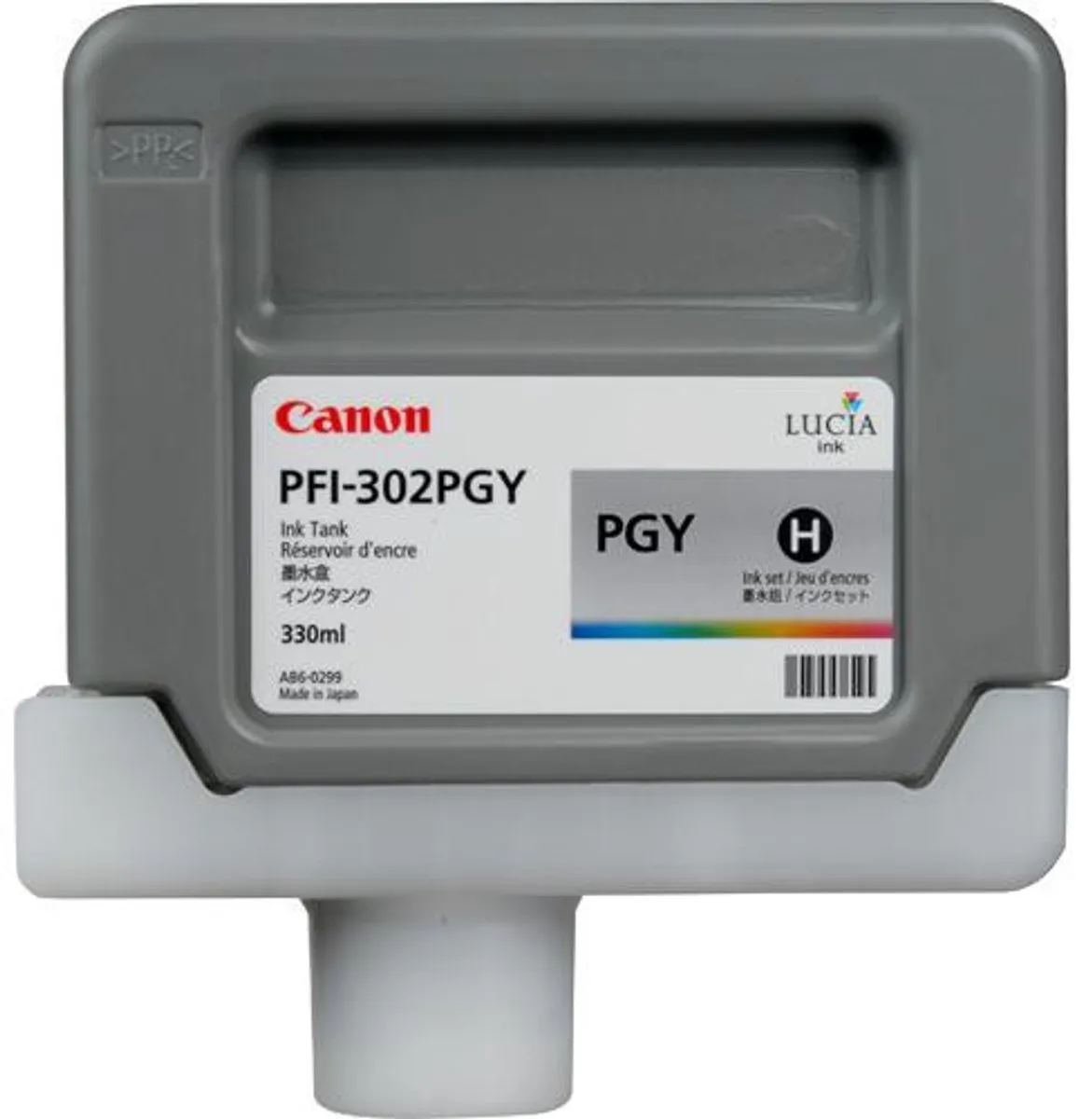 Canon PFI-302 Inktcartridge Grijs - 330ml