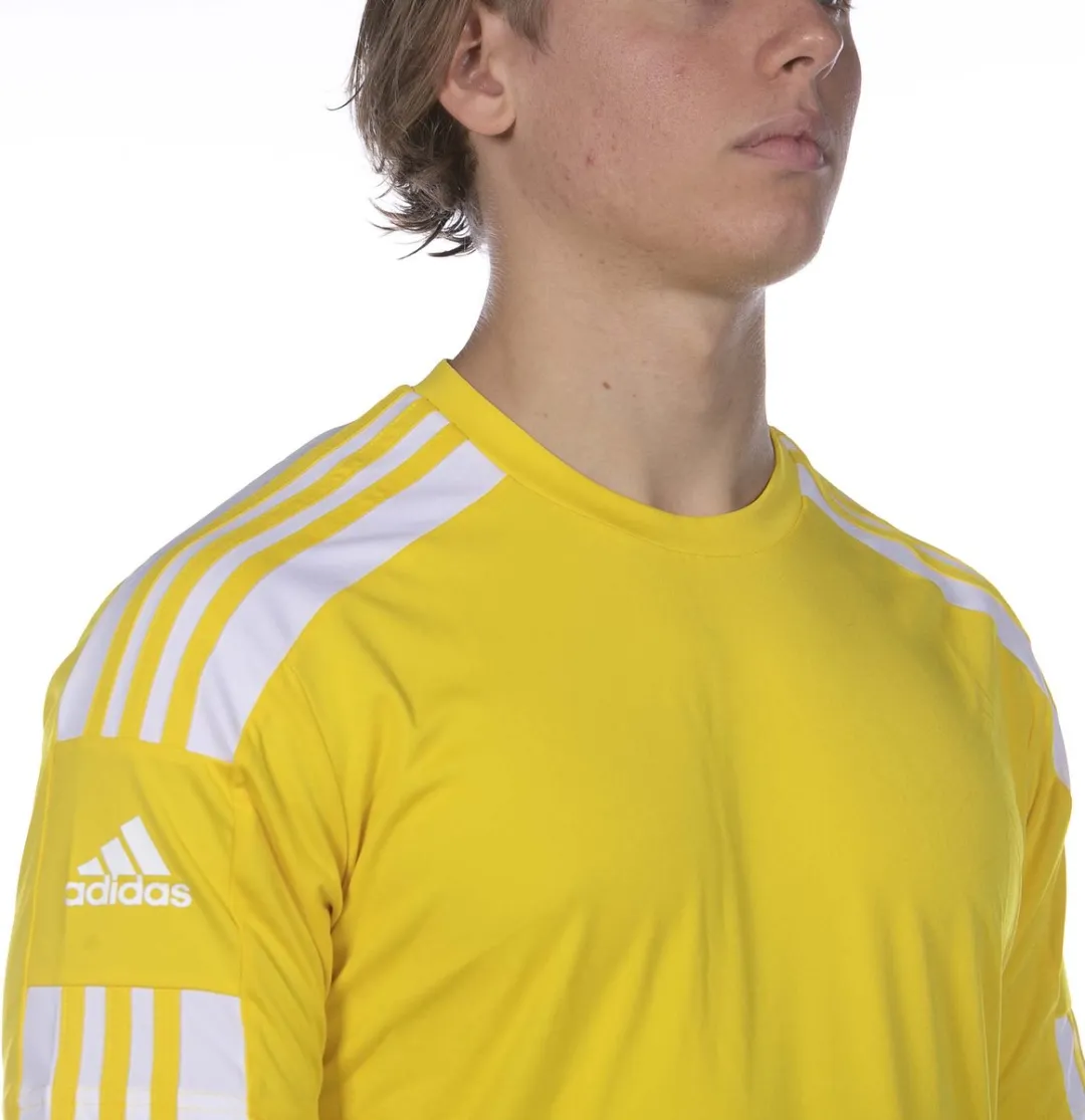 adidas Squadra 21 Sportshirt GN5728 - Maat S - Geel/Wit - afbeelding 6 van 6