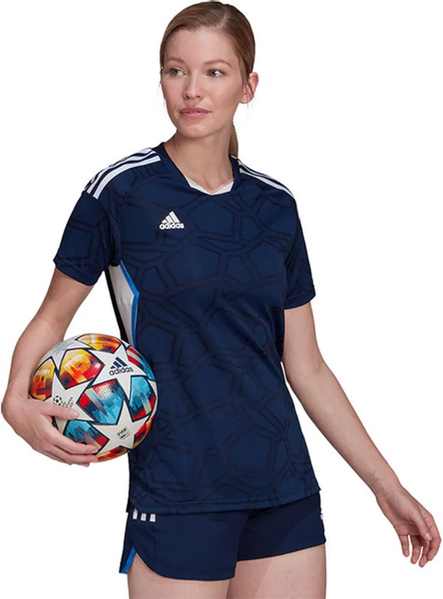 adidas Performance Condivo 22 Voetbalshirt Dames - Blauw S