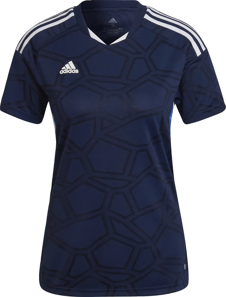 adidas Performance Condivo 22 Voetbalshirt Dames - Blauw S