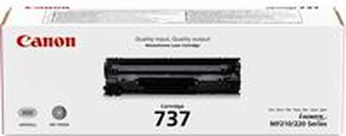 Canon 737 Tonercartridge Zwart - 9435B002