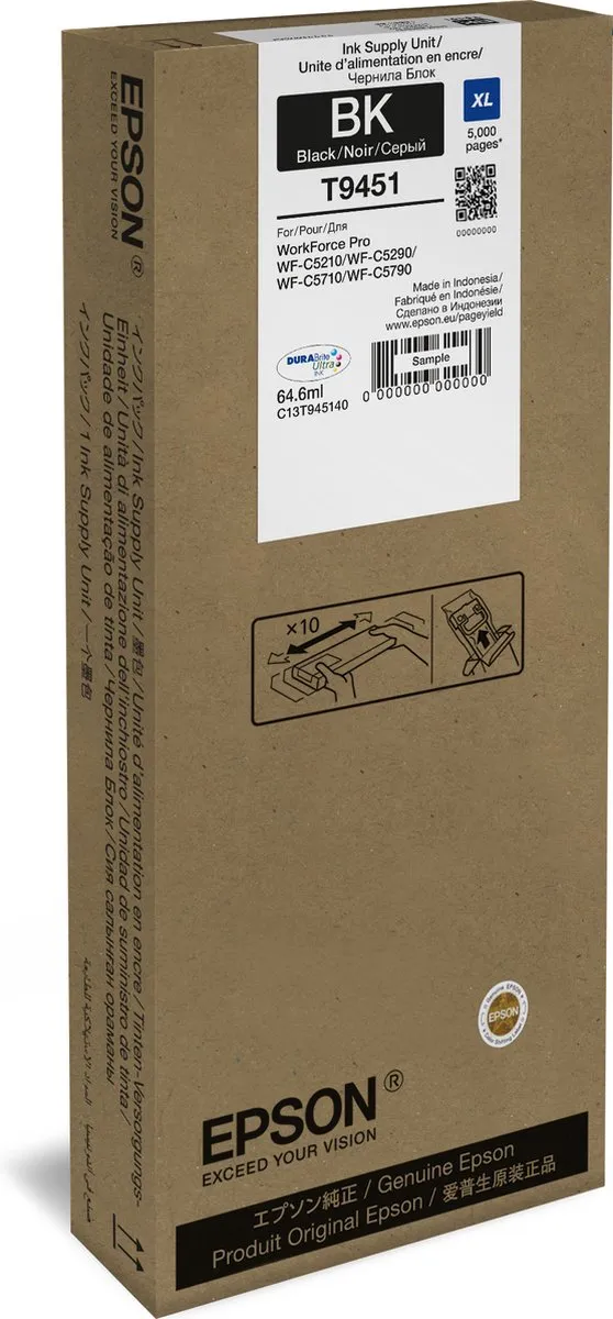Epson C13T945140 Compatibele Inktcartridge - 5000ml - Zwart